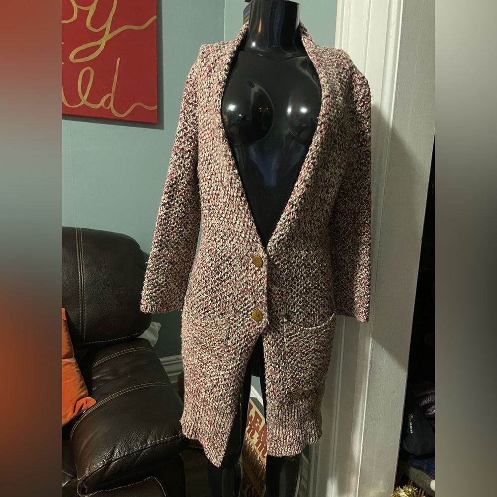 Women’s Roots Long Cardigan ( Extra Small )